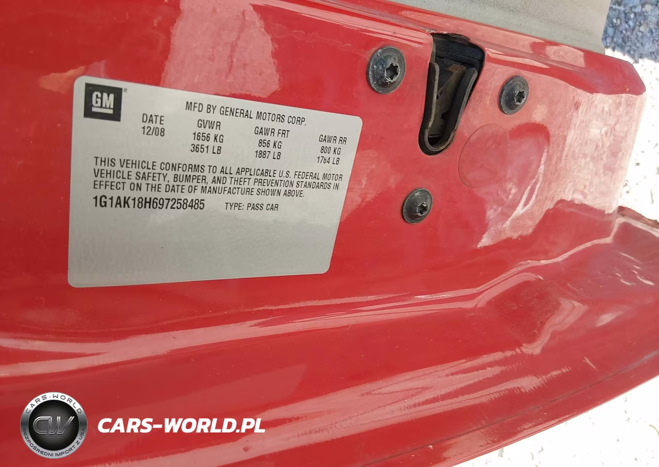 2009 Chevrolet Cobalt Ls VIN:1G1AK18H697258485 - 9