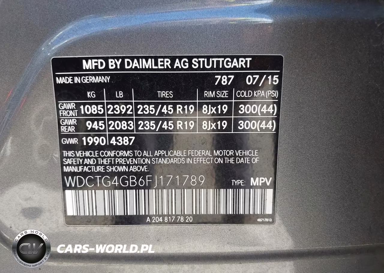 2015 Mercedes-Benz Gla 250 4Matic VIN:WDCTG4GB6FJ171789 - 9