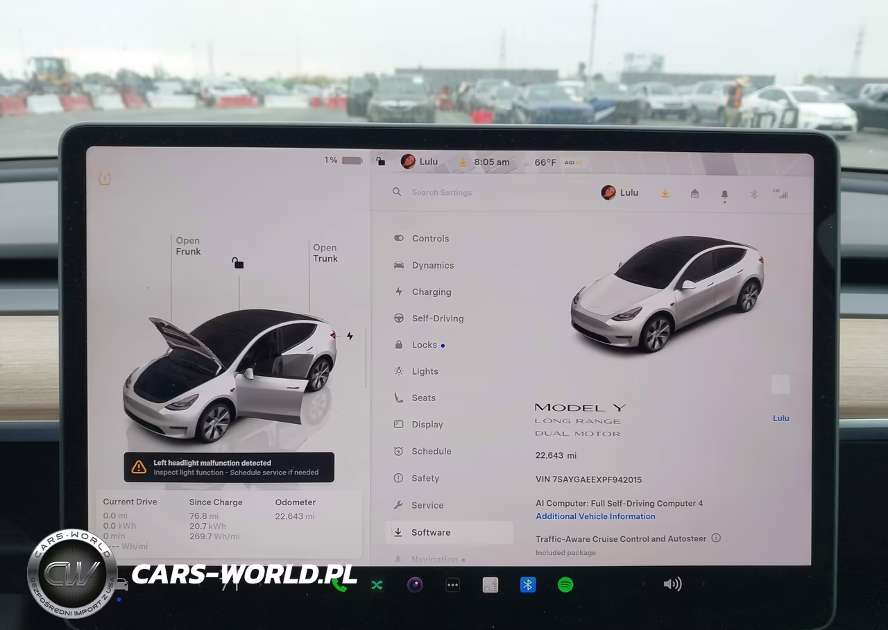 2023 Tesla Model Y Awd-Long Range Dual Motor All-Wheel Drive VIN:7SAYGAEEXPF942015 - 7