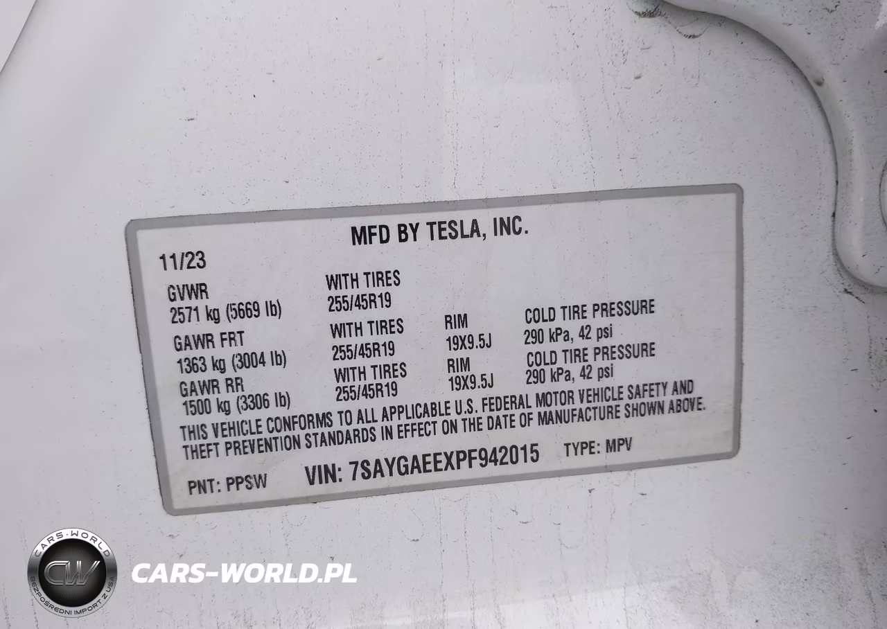 2023 Tesla Model Y Awd-Long Range Dual Motor All-Wheel Drive VIN:7SAYGAEEXPF942015 - 9