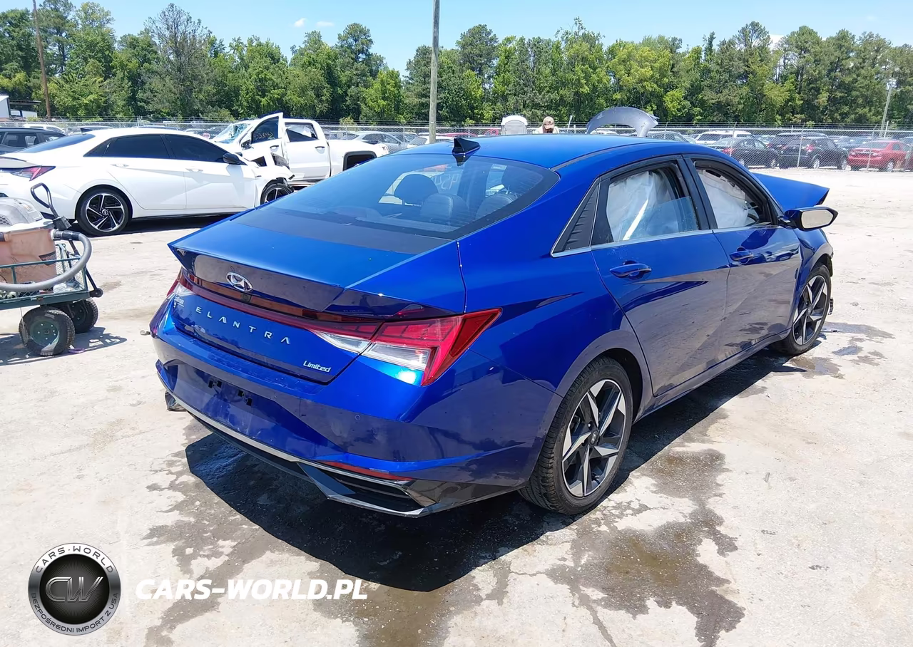 2021 Hyundai Elantra Limited VIN:KMHLP4AG9MU139162 - 4