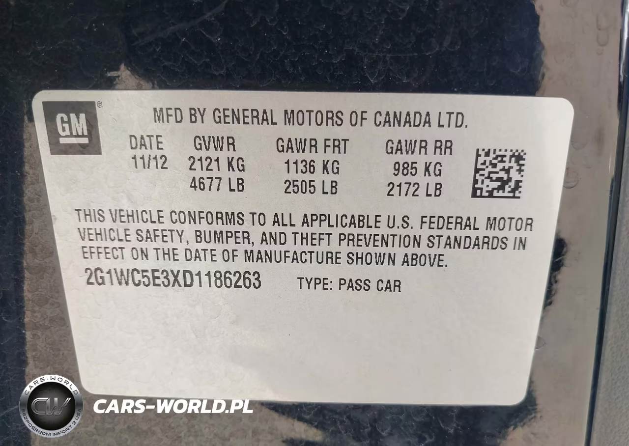 2013 Chevrolet Impala Ltz VIN:2G1WC5E3XD1186263 - 9