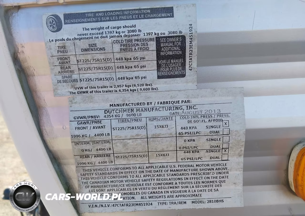 2014 Dutc Aspen Tr VIN:47CTATR23EM451924 - 9