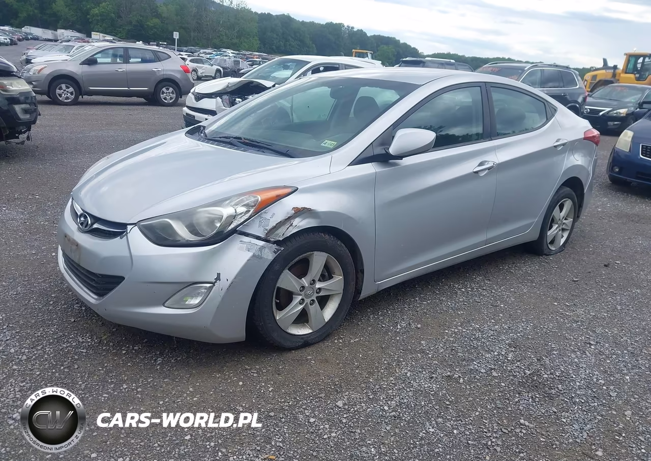 2012 Hyundai Elantra Gls (Ulsan Plant) VIN:KMHDH4AEXCU176087 - 2