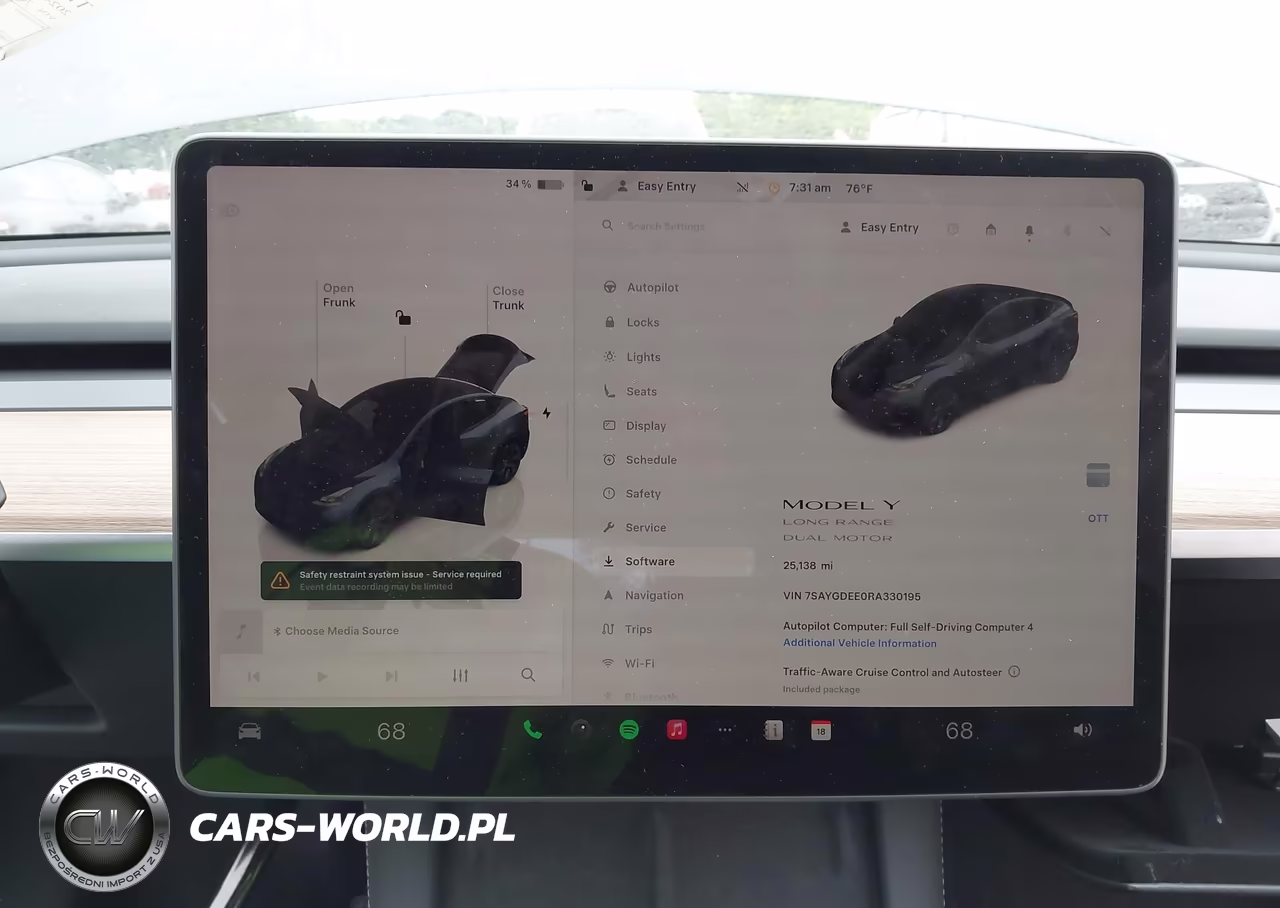 2024 Tesla Model Y Long Range Dual Motor All-Wheel Drive VIN:7SAYGDEE0RA330195 - 7