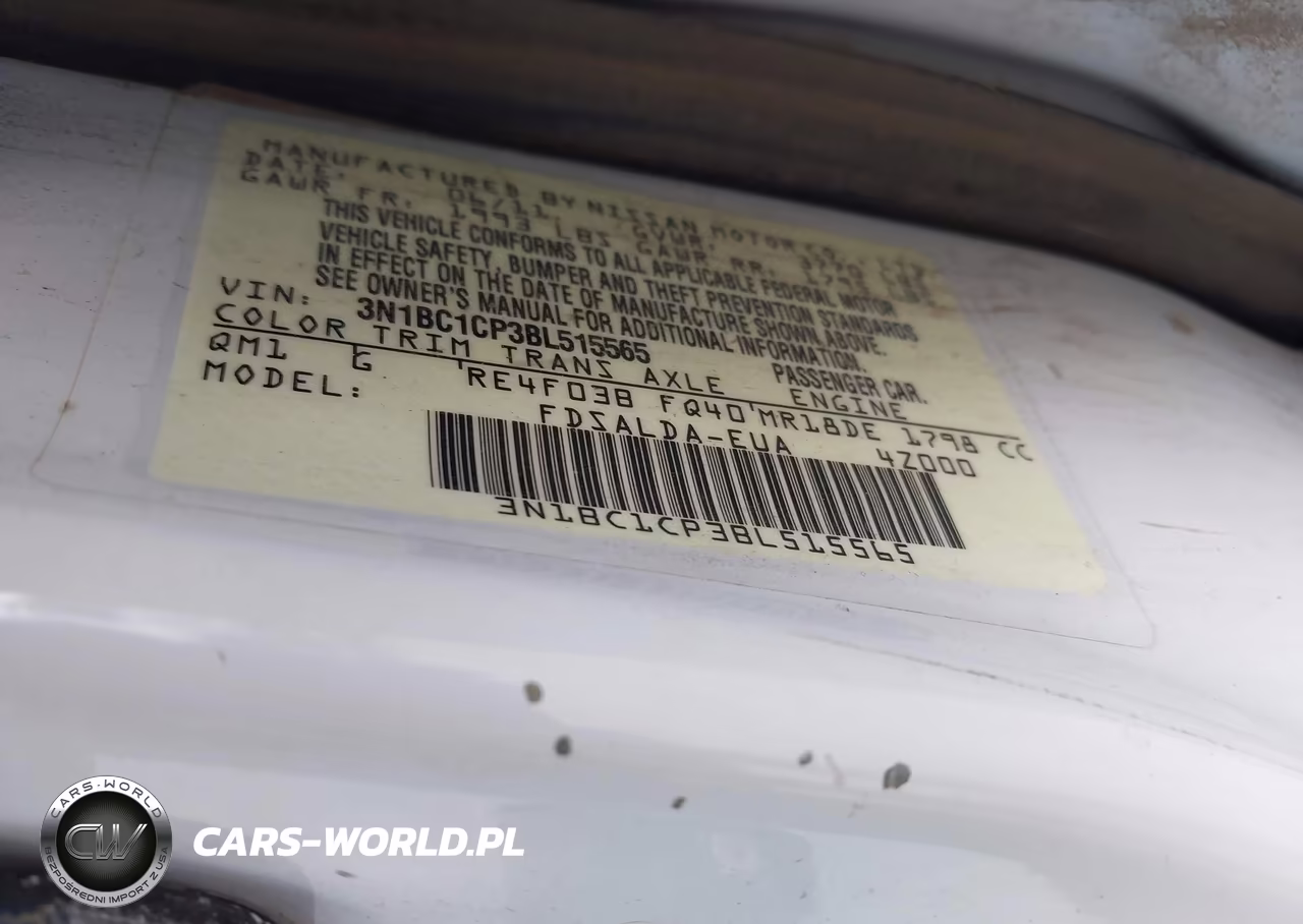 2011 Nissan Versa 1.8S VIN:3N1BC1CP3BL515565 - 9