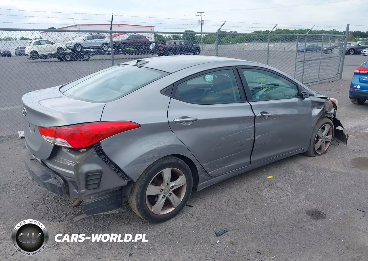 2012 Hyundai Elantra Gls (Ulsan Plant) VIN:KMHDH4AE8CU413059 - 4