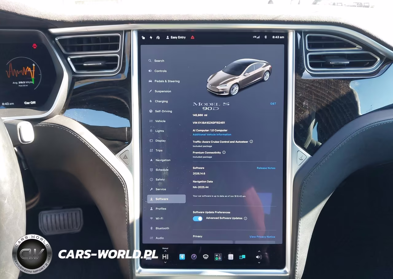 2016 Tesla Model S 60D-70D-75D-85D-90D VIN:5YJSA1E2XGF152451 - 19