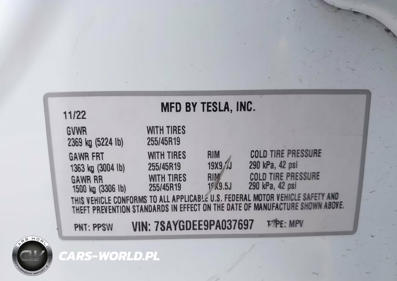 2023 Tesla Model Y Awd-Long Range Dual Motor All-Wheel Drive VIN:7SAYGDEE9PA037697 - 9