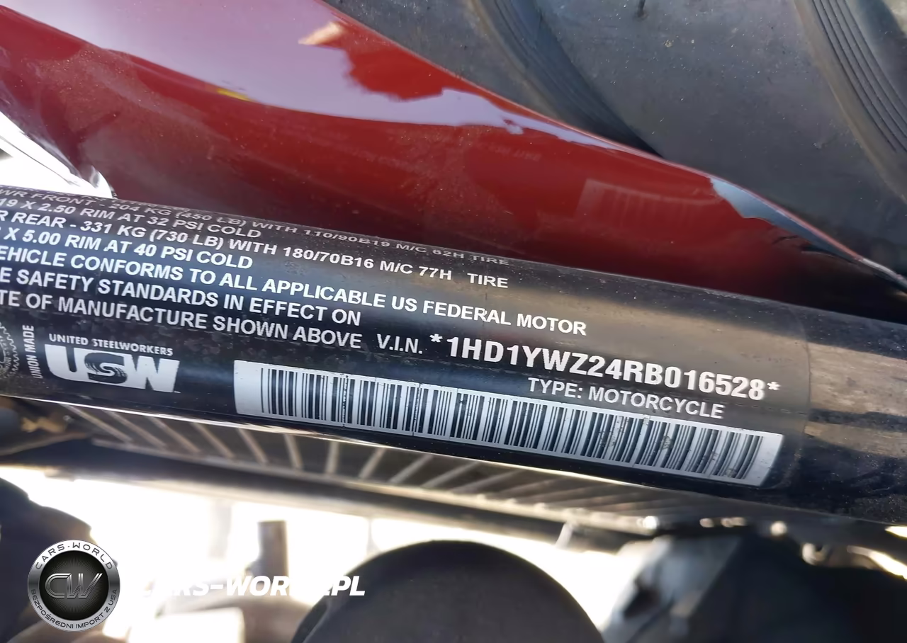 2024 Harley-Davidson Fxlrs VIN:1HD1YWZ24RB016528 - 10