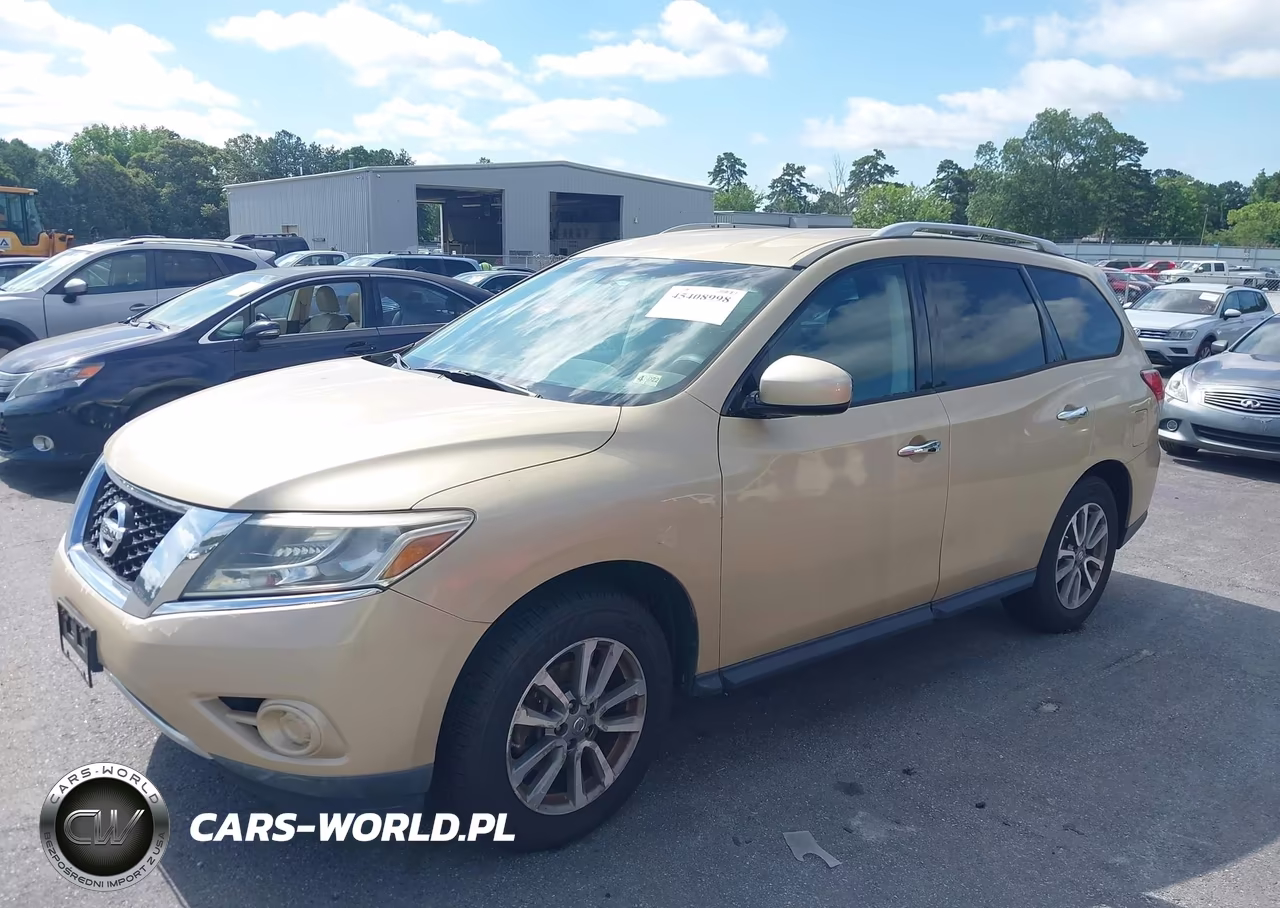 2013 Nissan Pathfinder Sv VIN:5N1AR2MM2DC631383 - 2