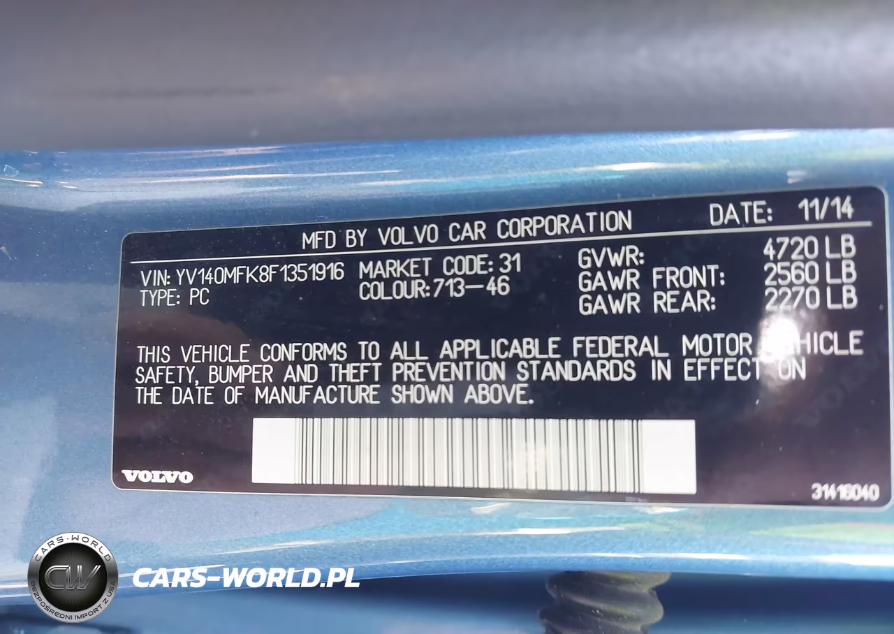 2015 Volvo S60 T5 Premier VIN:YV140MFK8F1351916 - 9