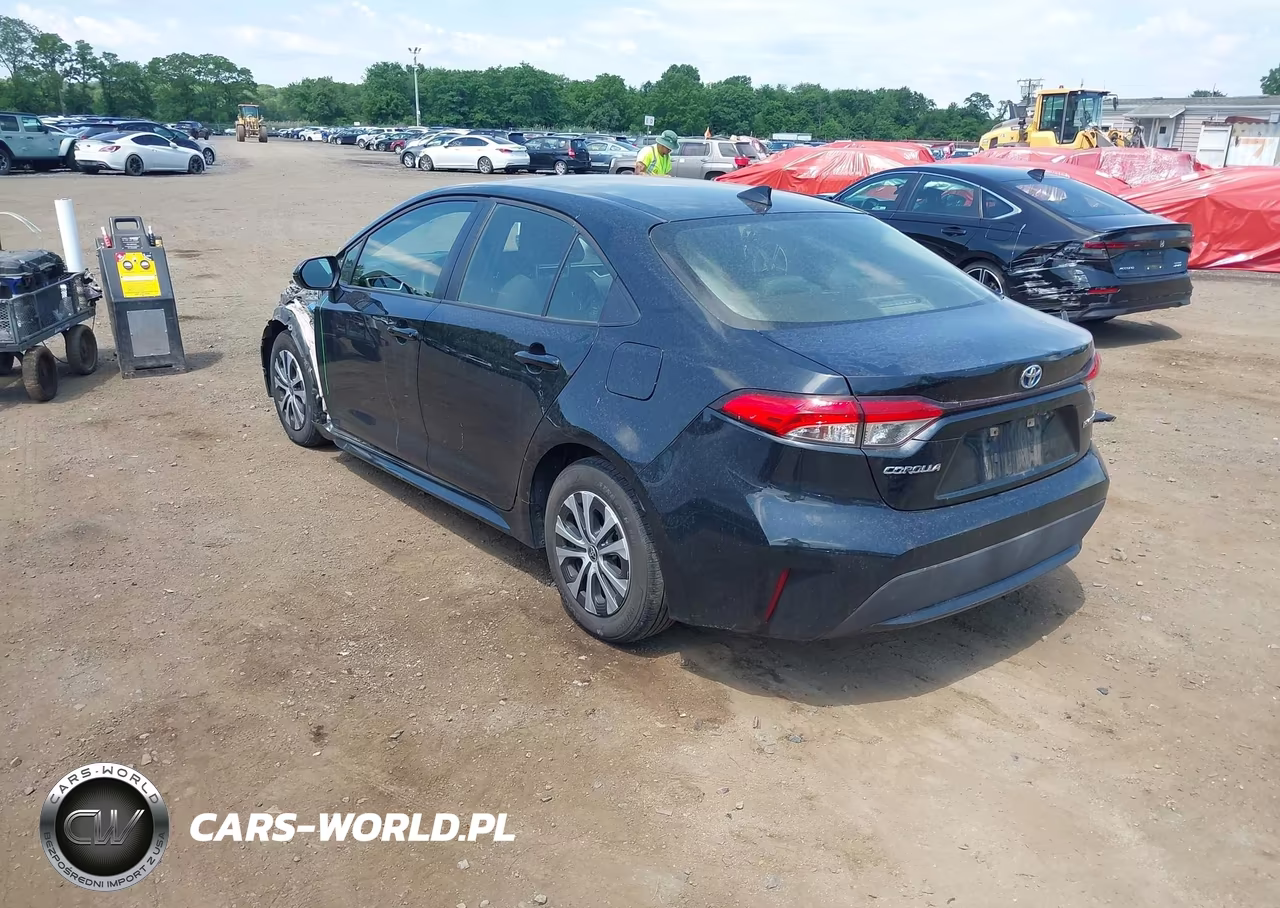 2021 Toyota Corolla Hybrid Le VIN:JTDEAMDE2MJ032108 - 3