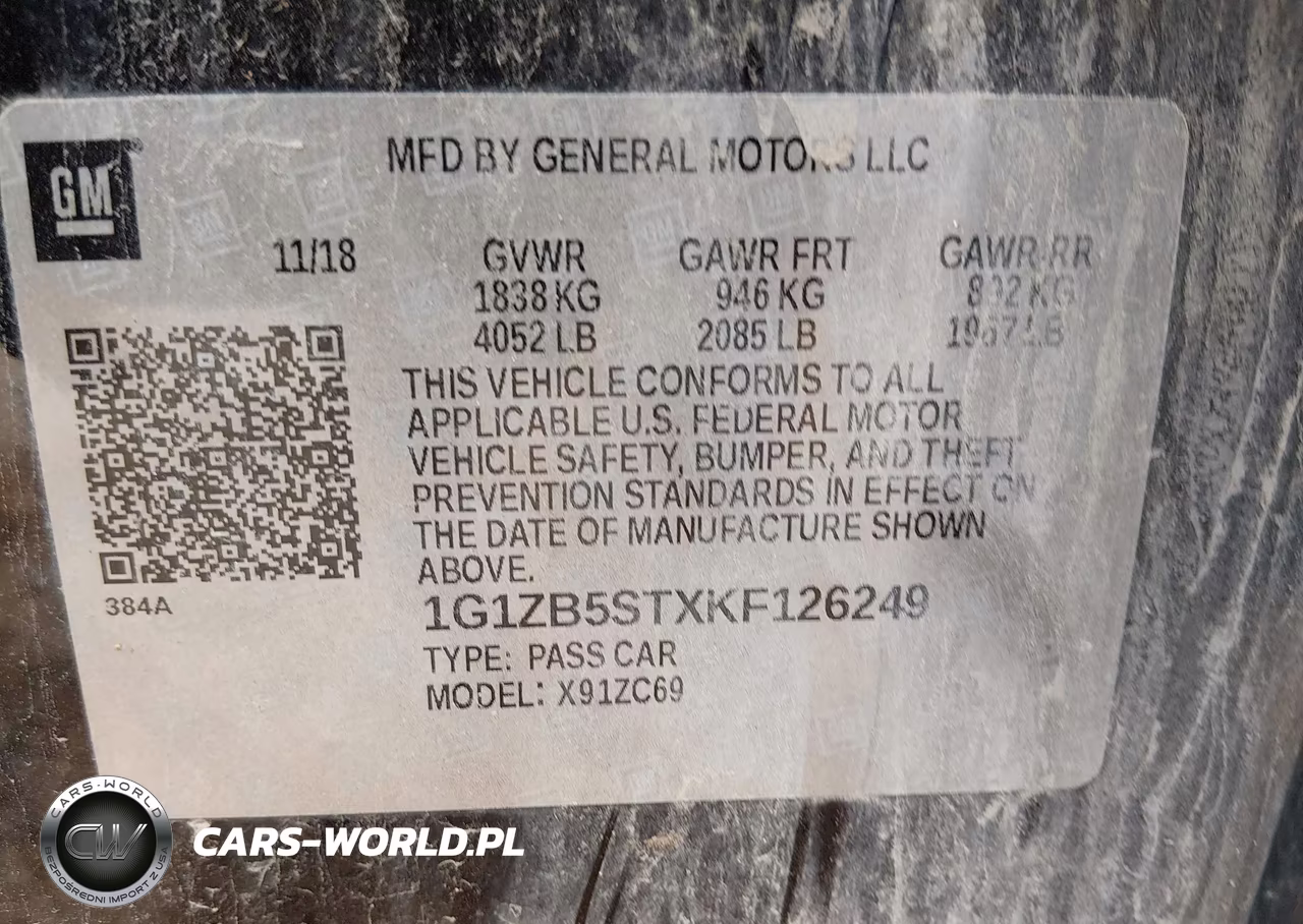 2019 Chevrolet Malibu 1Ls VIN:1G1ZB5STXKF126249 - 9