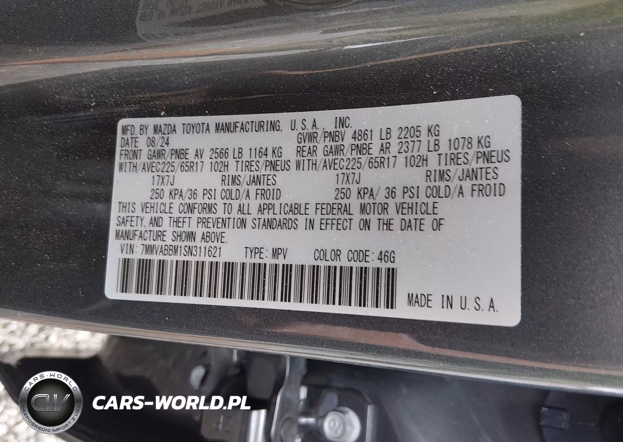 2025 Mazda Cx-50 2.5 S Preferred Package VIN:7MMVABBM1SN311621 - 9