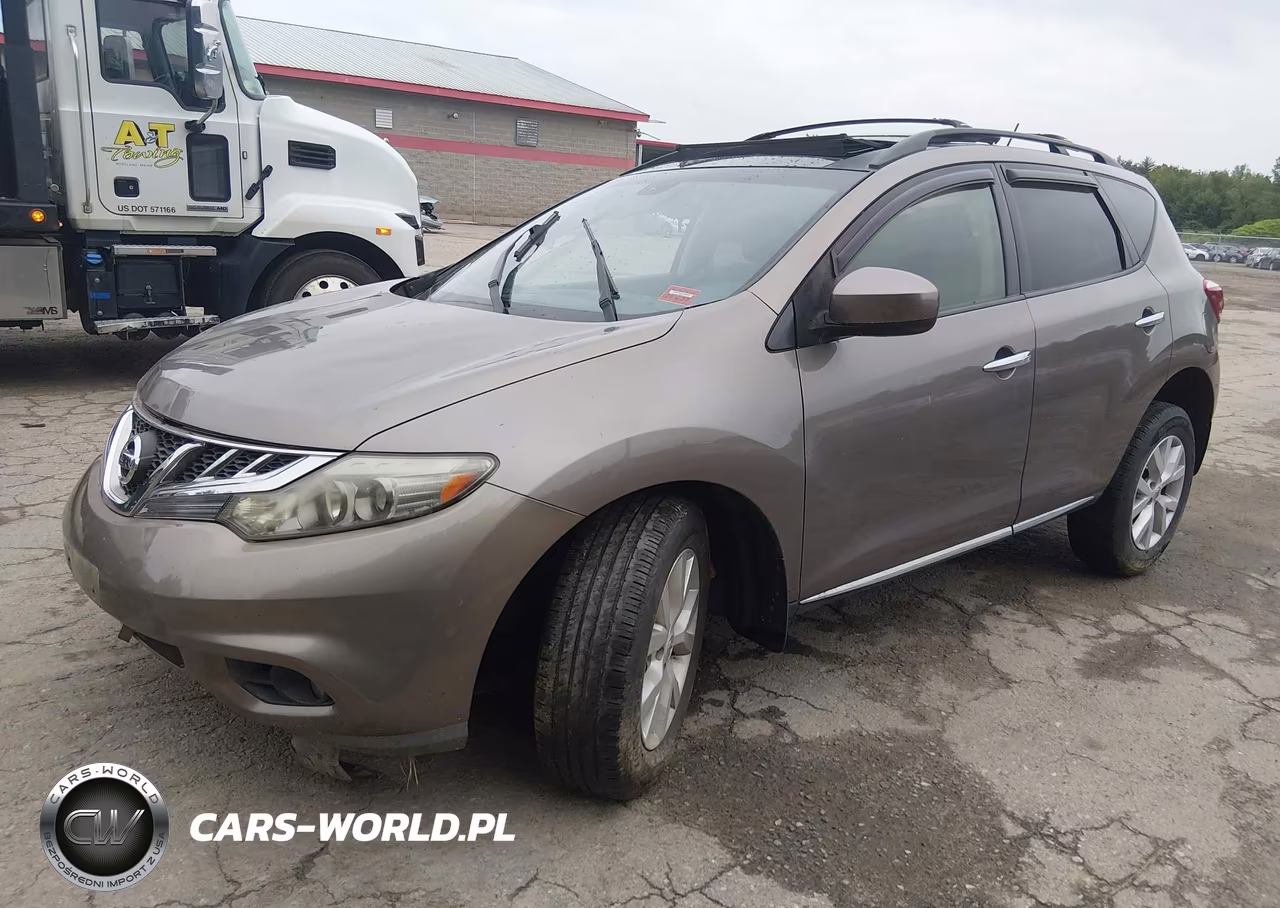 2012 Nissan Murano Sl VIN:JN8AZ1MW6CW219906 - 2