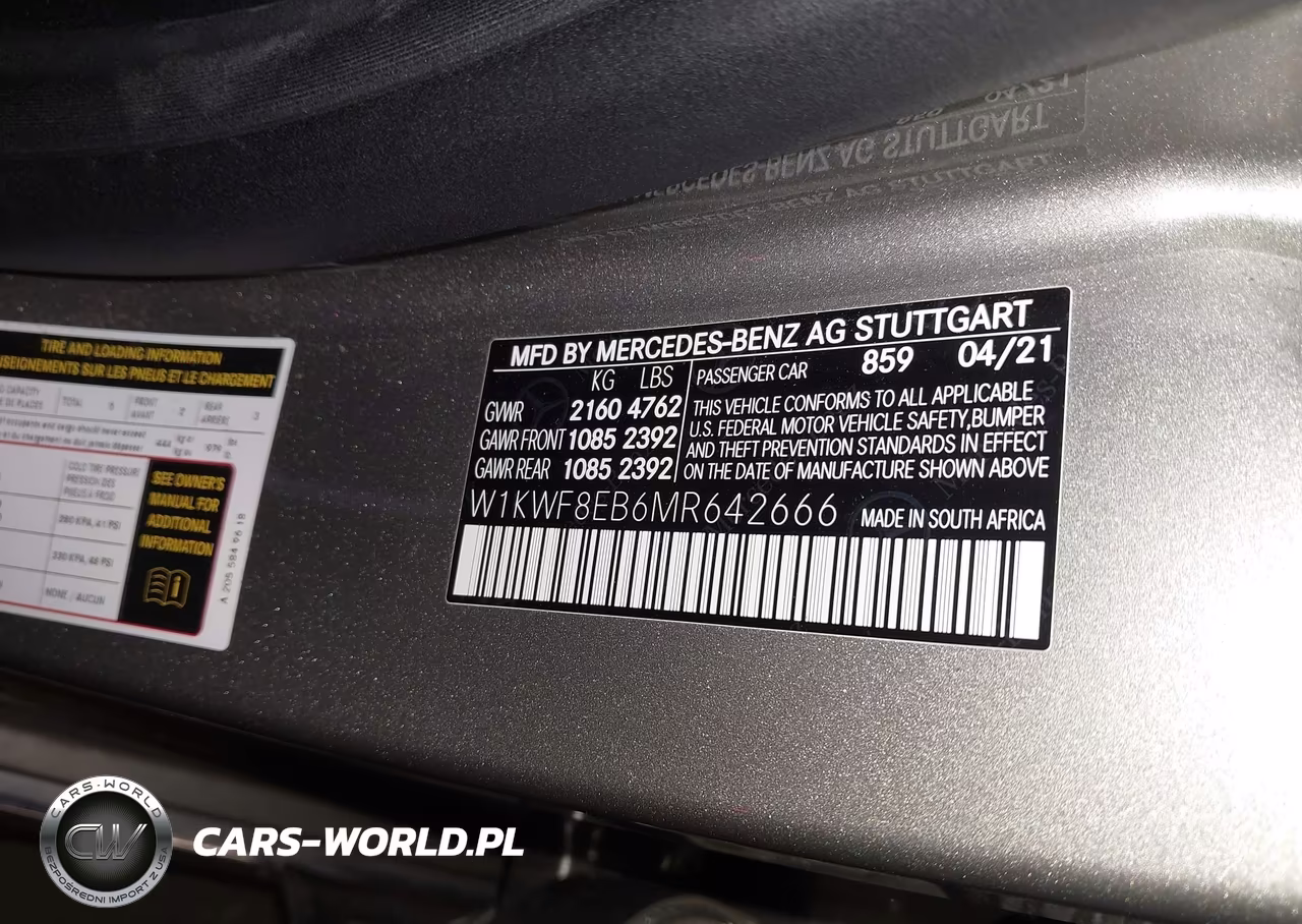 2021 Mercedes-Benz C 300 4Matic VIN:W1KWF8EB6MR642666 - 9