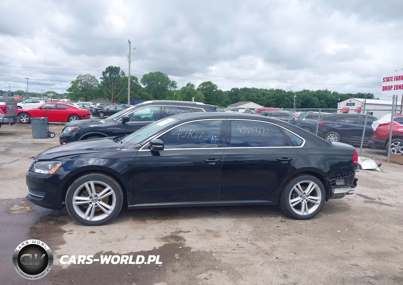 2014 Volkswagen Passat 1.8T Se VIN:1VWBT7A30EC074376 - 14