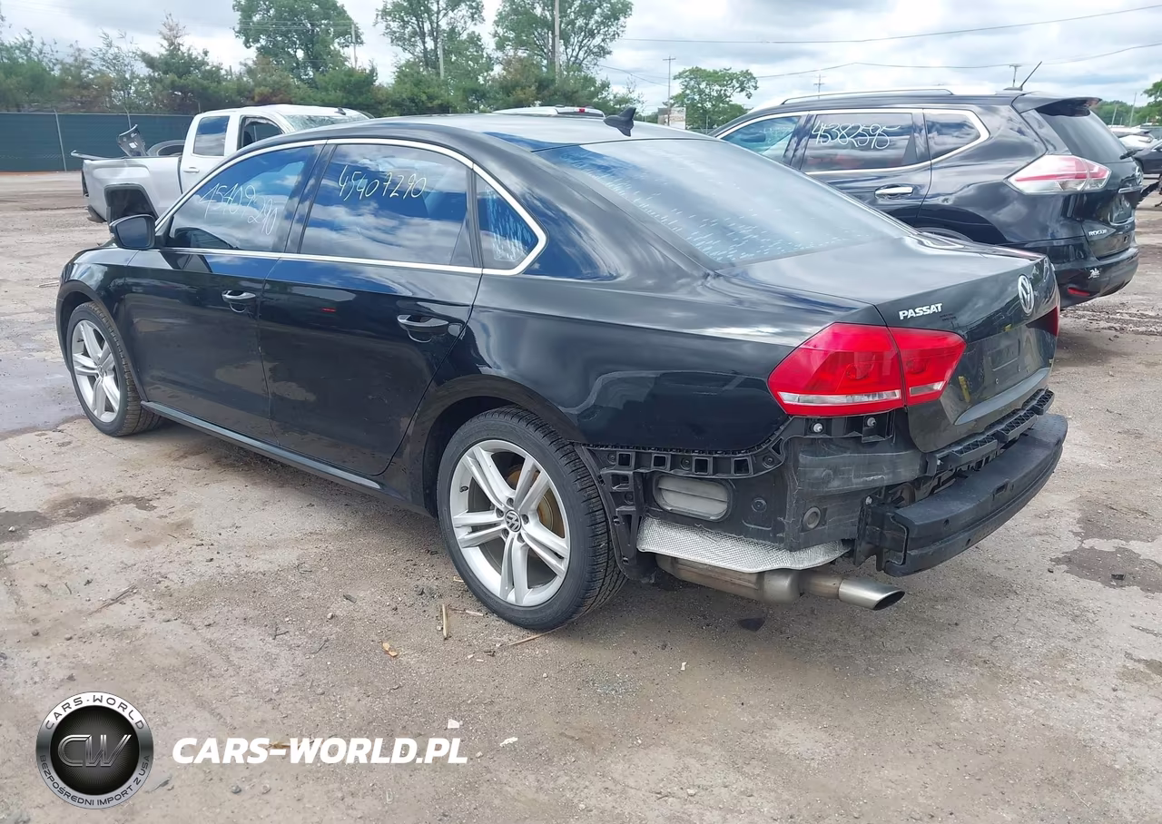 2014 Volkswagen Passat 1.8T Se VIN:1VWBT7A30EC074376 - 3