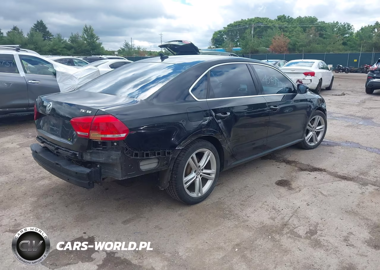 2014 Volkswagen Passat 1.8T Se VIN:1VWBT7A30EC074376 - 4