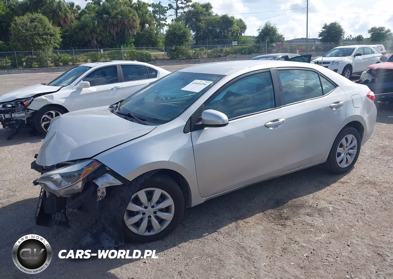 2016 Toyota Corolla Le VIN:2T1BURHE2GC608653 - 2