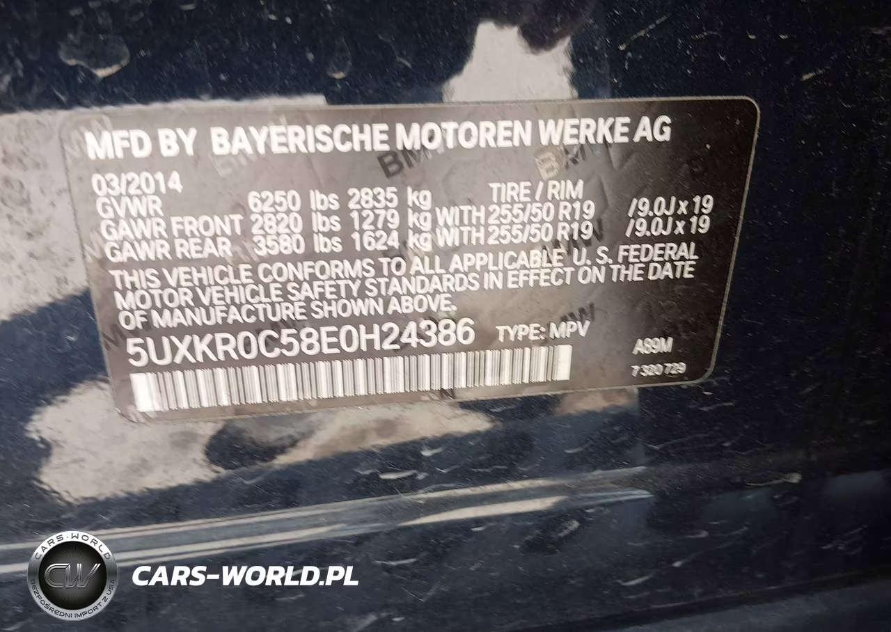 2014 BMW X5 xDrive35I VIN:5UXKR0C58E0H24386 - 9
