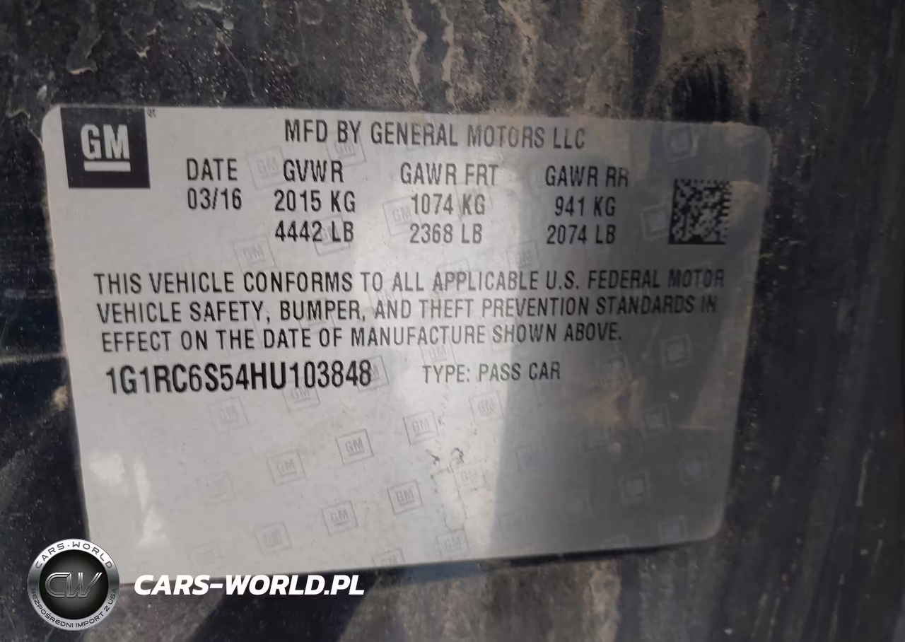 2017 Chevrolet Volt Lt VIN:1G1RC6S54HU103848 - 9