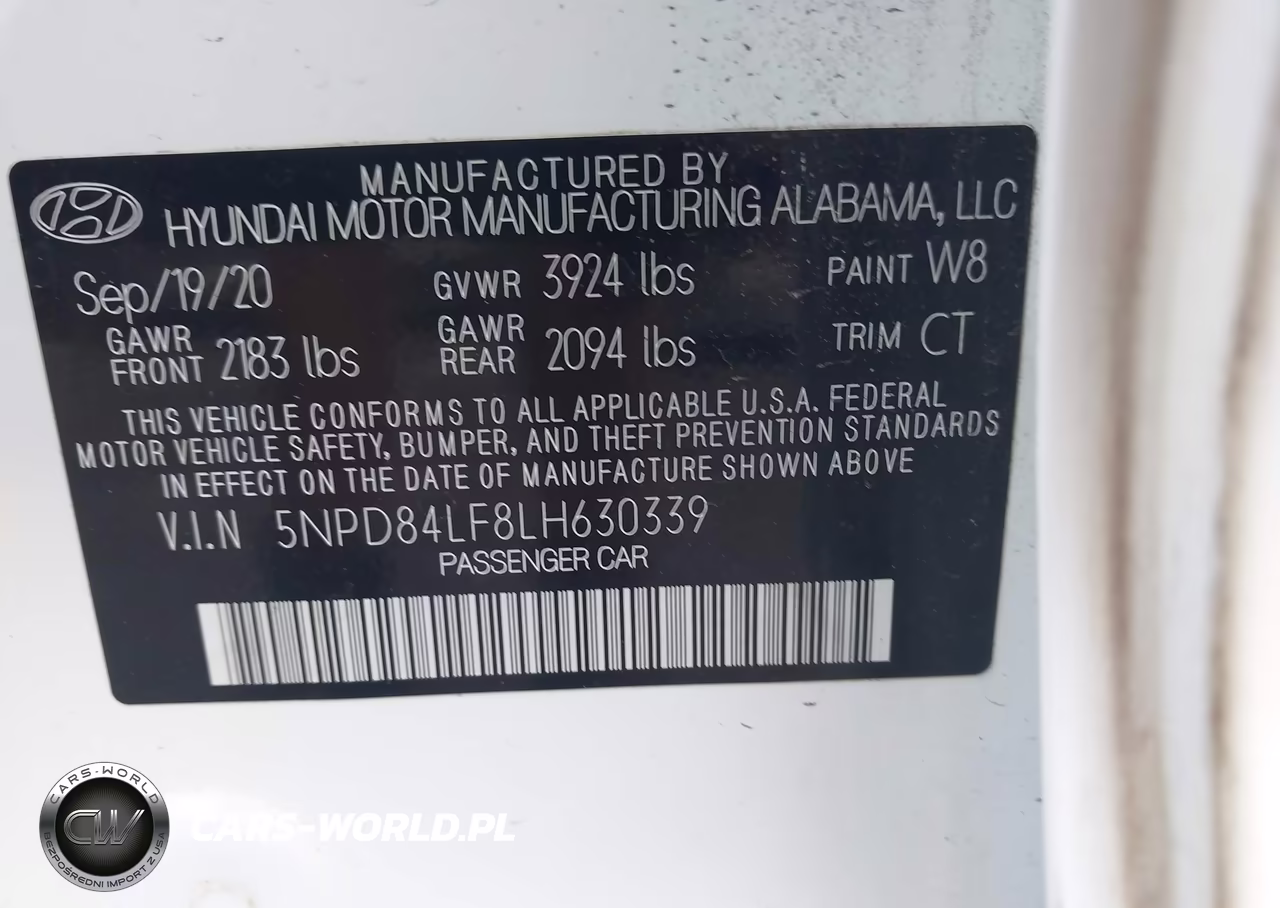 2020 Hyundai Elantra Sel VIN:5NPD84LF8LH630339 - 9