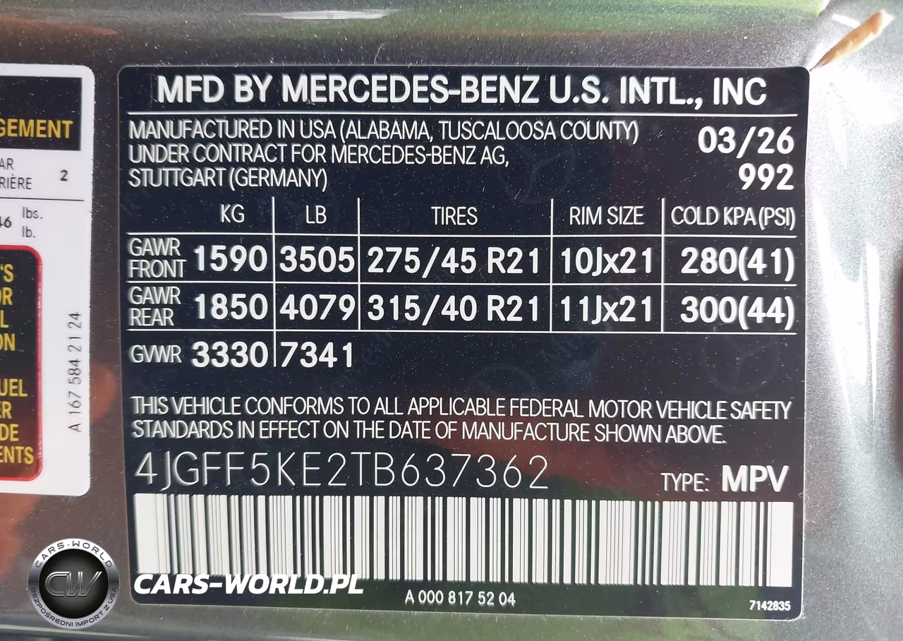 2026 Mercedes-Benz Gls 450 4Matic VIN:4JGFF5KE2TB637362 - 9