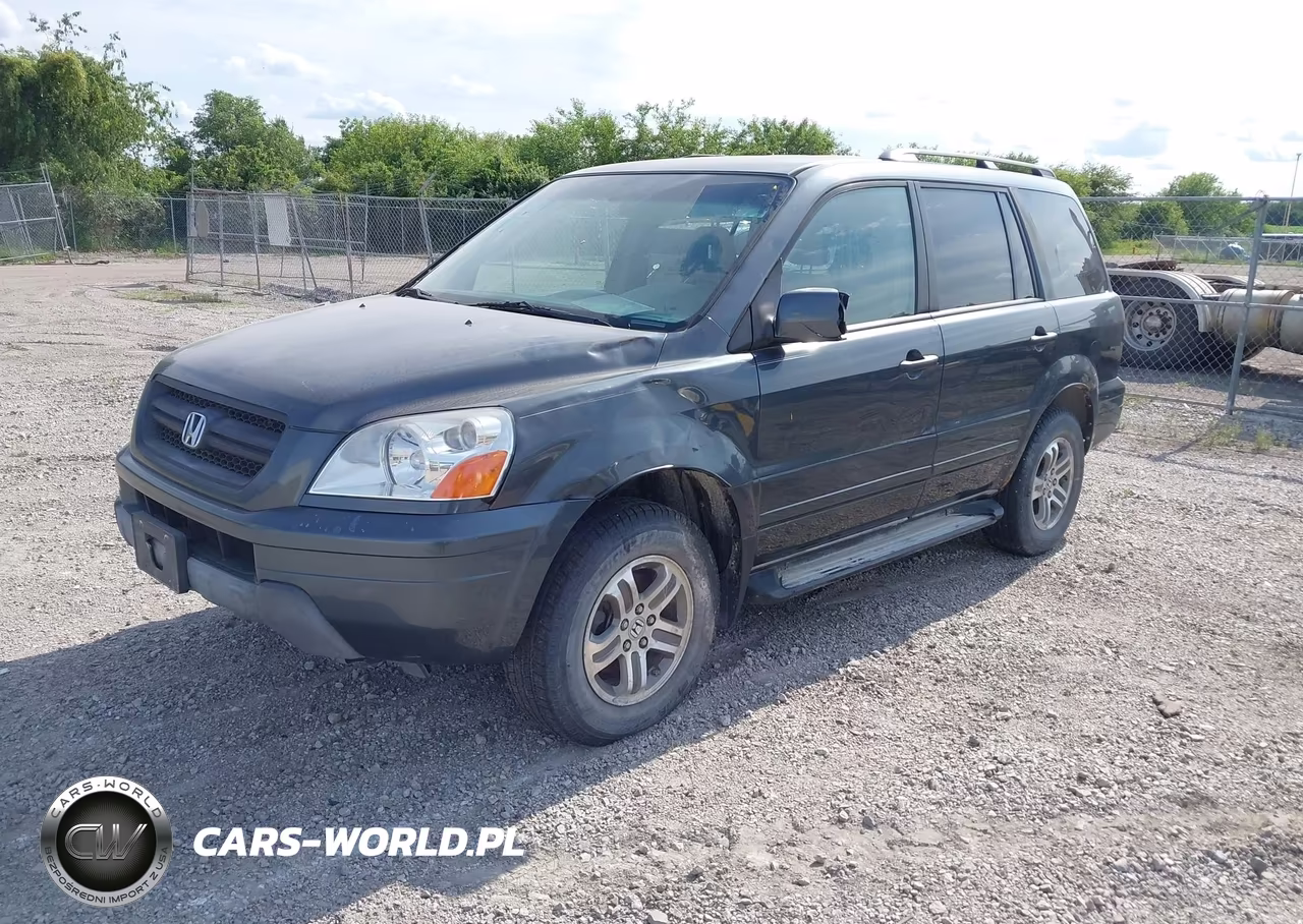 2004 Honda Pilot Ex-L VIN:2HKYF18594H543721 - 2
