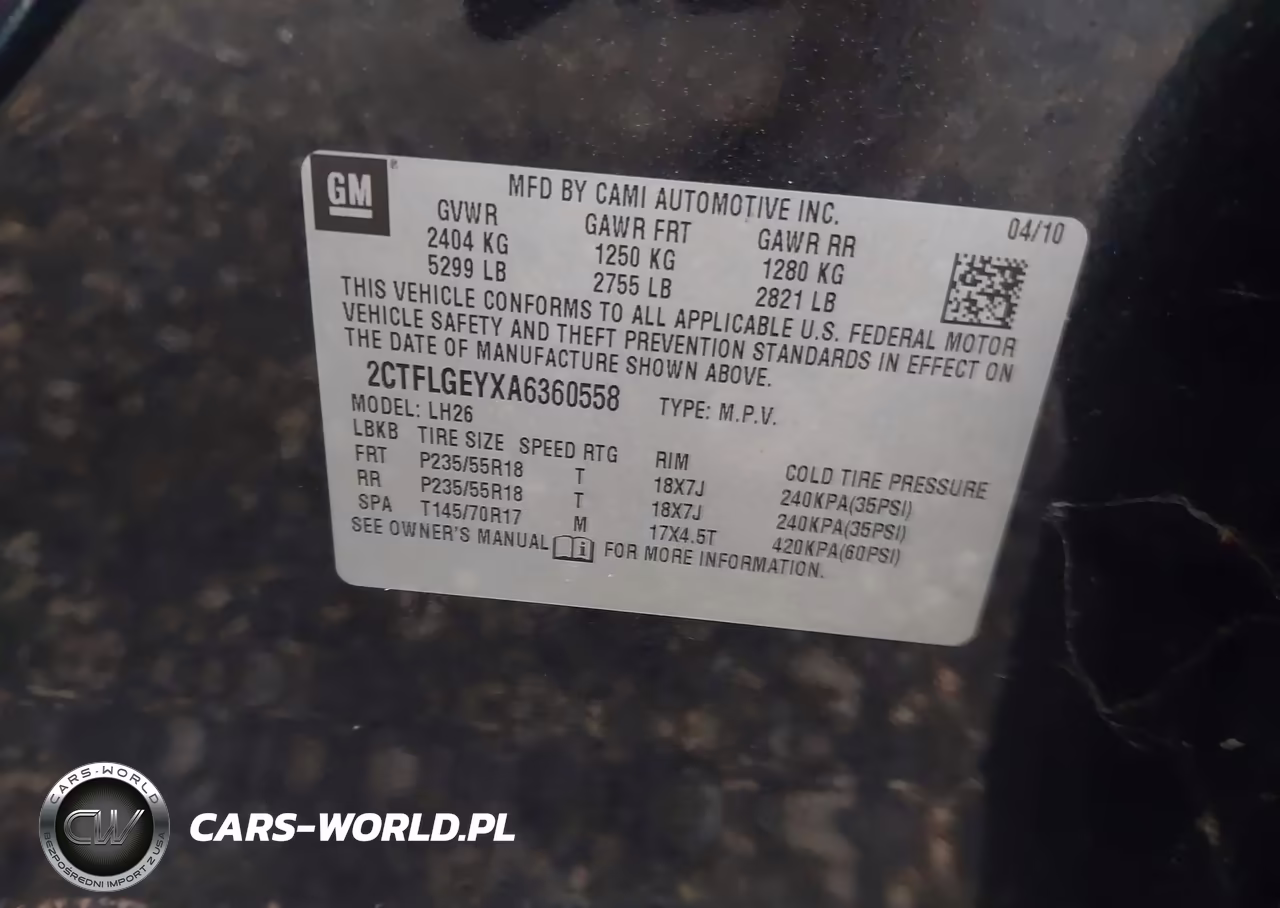 2010 GMC Terrain Slt-1 VIN:2CTFLGEYXA6360558 - 9