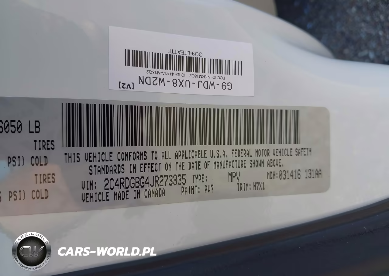 2018 Dodge Grand Caravan Se VIN:2C4RDGBG4JR273335 - 9