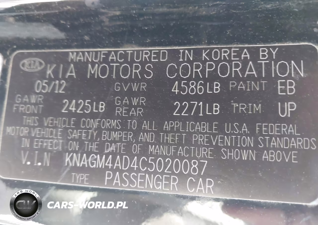 2012 Kia Optima Hybrid Ex VIN:KNAGM4AD4C5020087 - 9