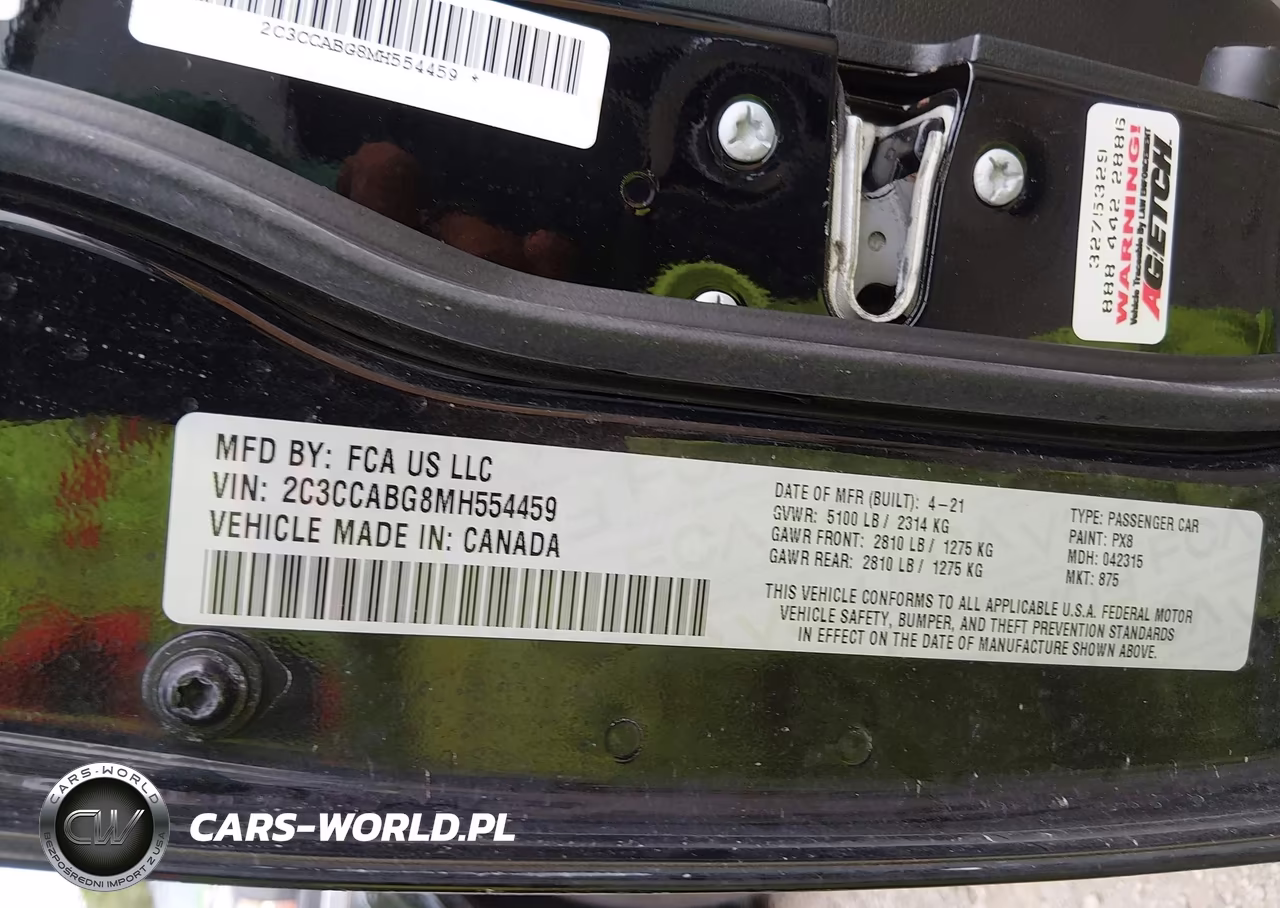 2021 Chrysler 300 300S VIN:2C3CCABG8MH554459 - 9
