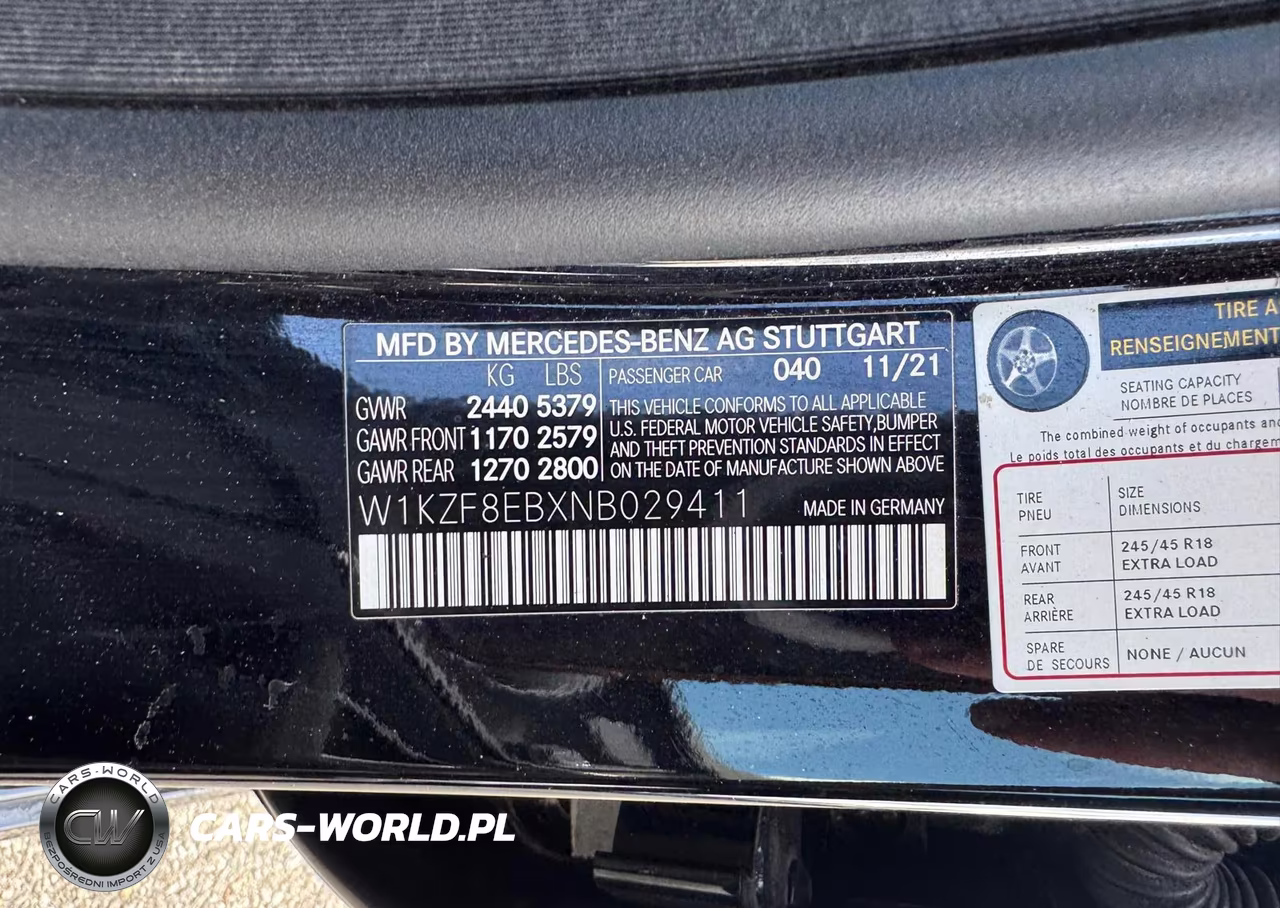 2022 Mercedes-Benz E 350 4Matic VIN:W1KZF8EBXNB029411 - 9