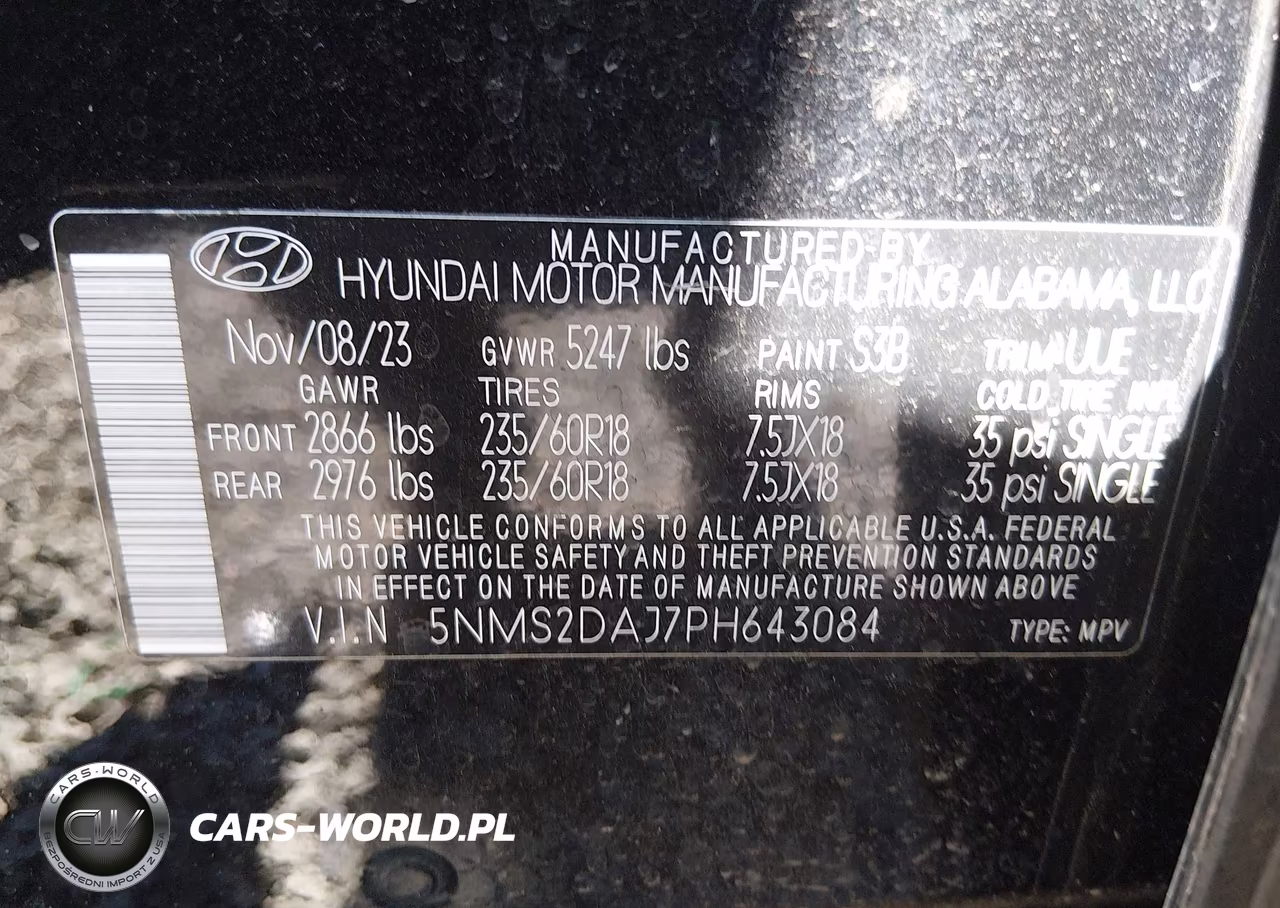 2023 Hyundai Santa Fe Sel VIN:5NMS2DAJ7PH643084 - 9