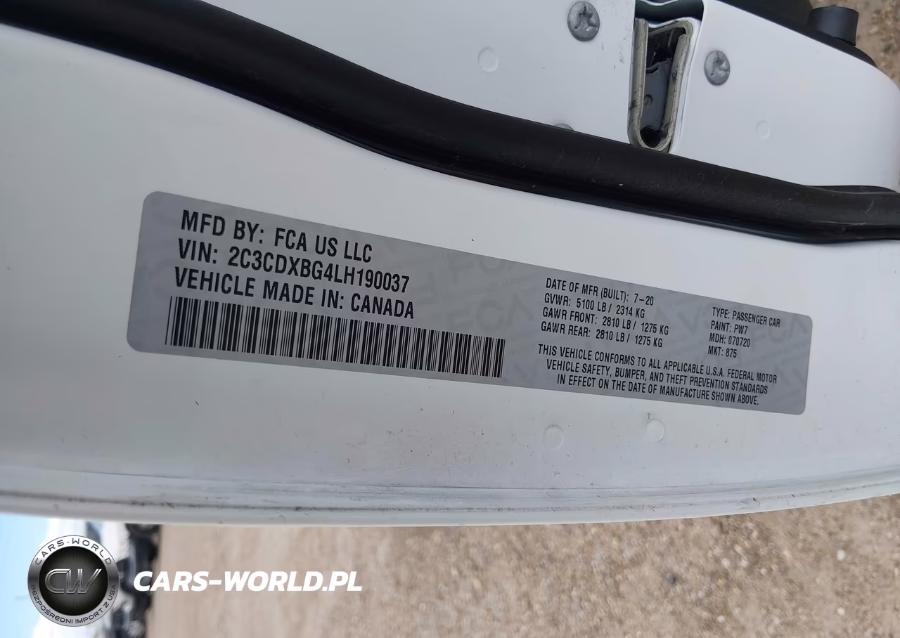 2020 Dodge Charger Sxt Rwd VIN:2C3CDXBG4LH190037 - 9
