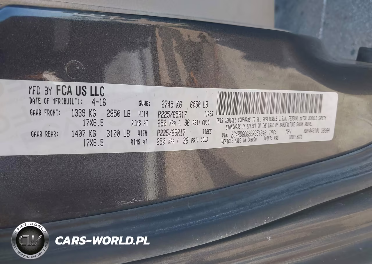 2016 Dodge Grand Caravan Sxt VIN:2C4RDGCG8GR354040 - 9