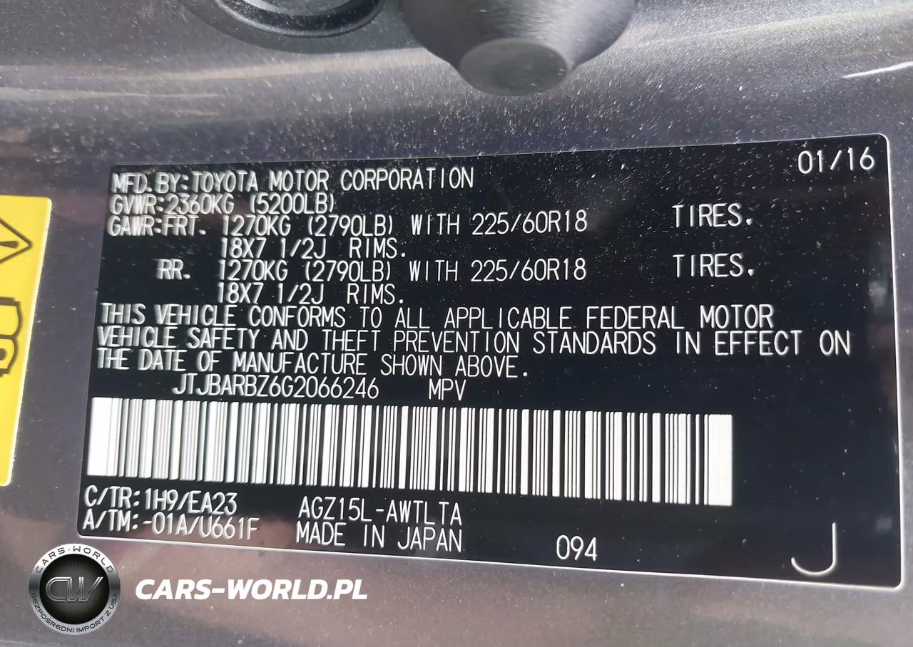 2016 Lexus Nx 200T VIN:JTJBARBZ6G2066246 - 9