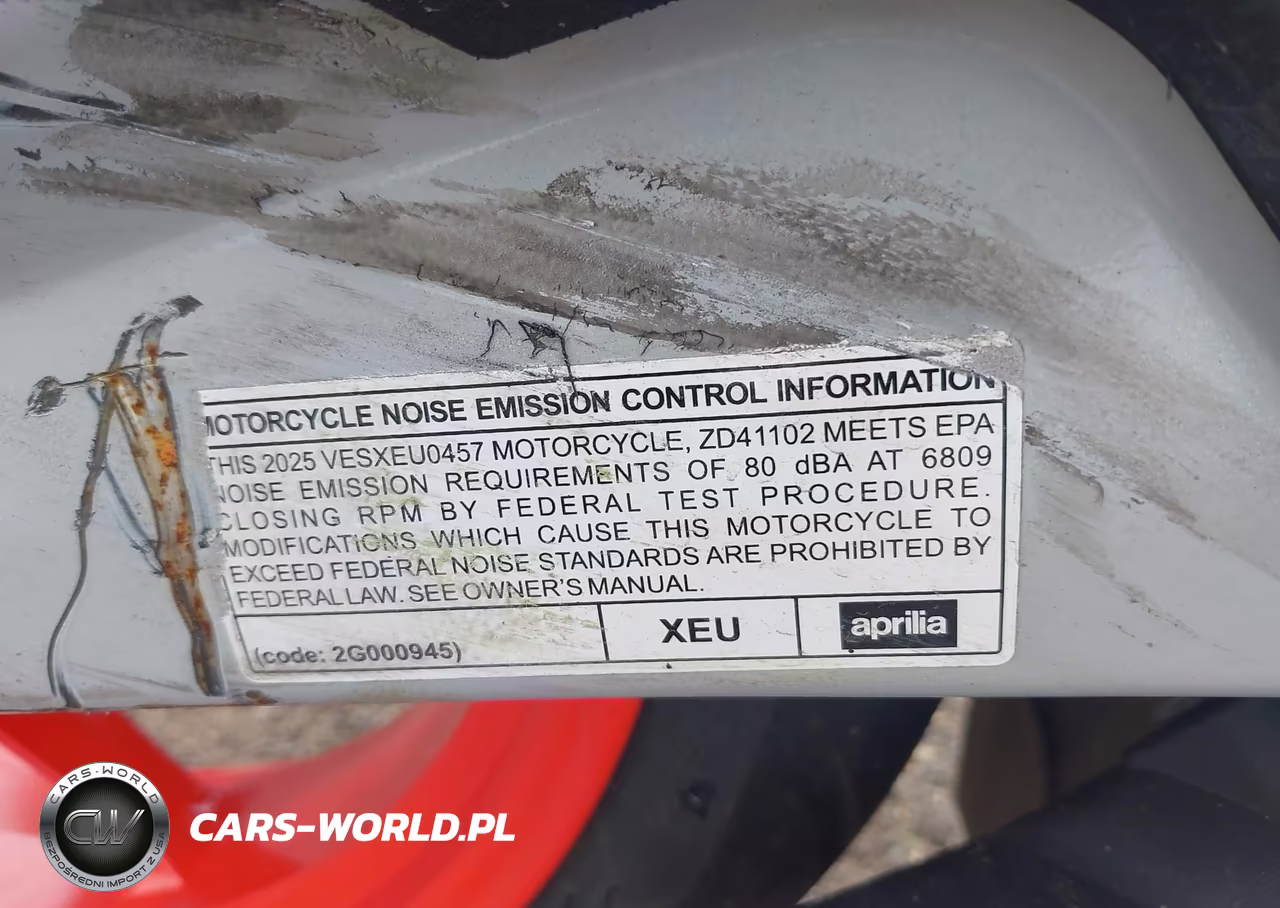 2025 Aprilia Rs 457 VIN:ZD4XEUA00S6001286 - 10