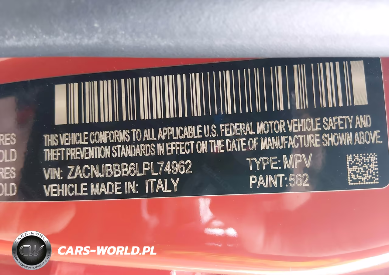 2020 Jeep Renegade Latitude 4X4 VIN:ZACNJBBB6LPL74962 - 9
