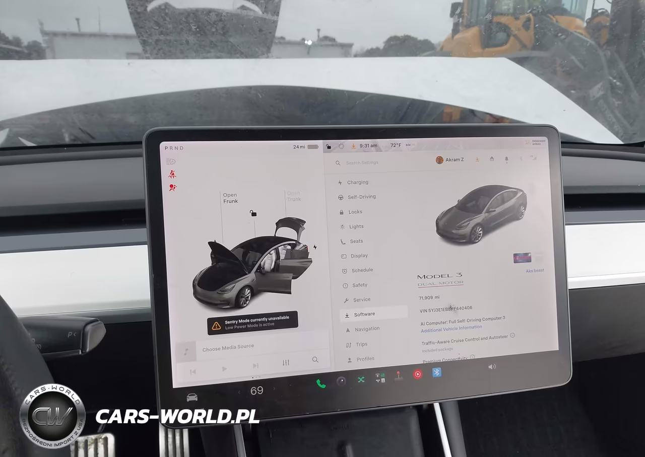 2019 Tesla Model 3 Long Range-Performance VIN:5YJ3E1EB8KF440406 - 18