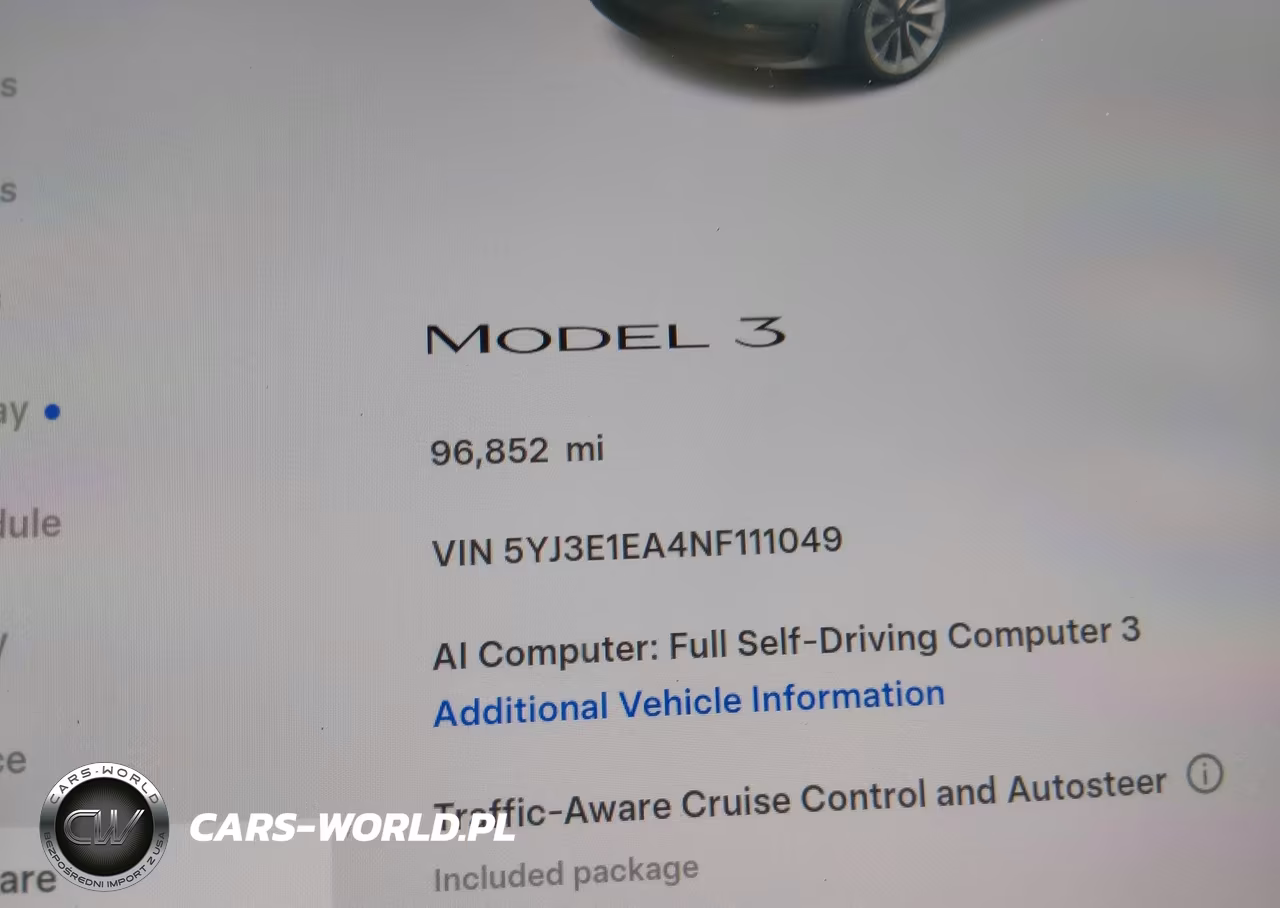 2022 Tesla Model 3 Rear-Wheel Drive VIN:5YJ3E1EA4NF111049 - 14