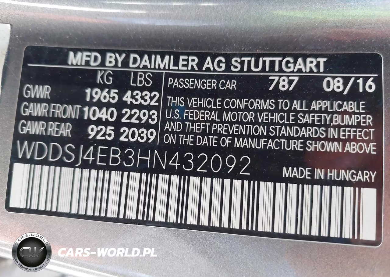 2017 Mercedes-Benz Cla 250 VIN:WDDSJ4EB3HN432092 - 9