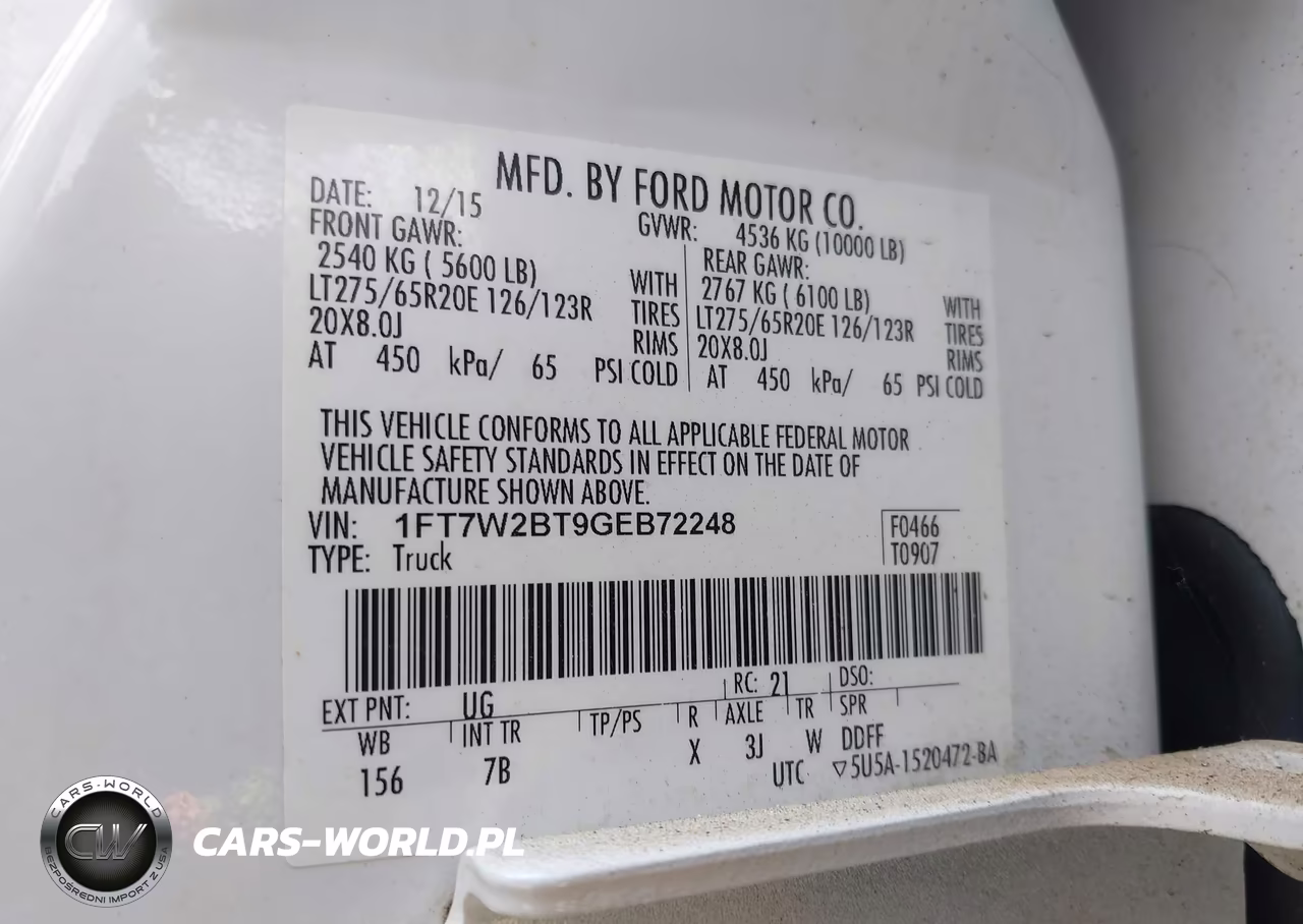2016 Ford F-250 Lariat-Xl-Xlt VIN:1FT7W2BT9GEB72248 - 9