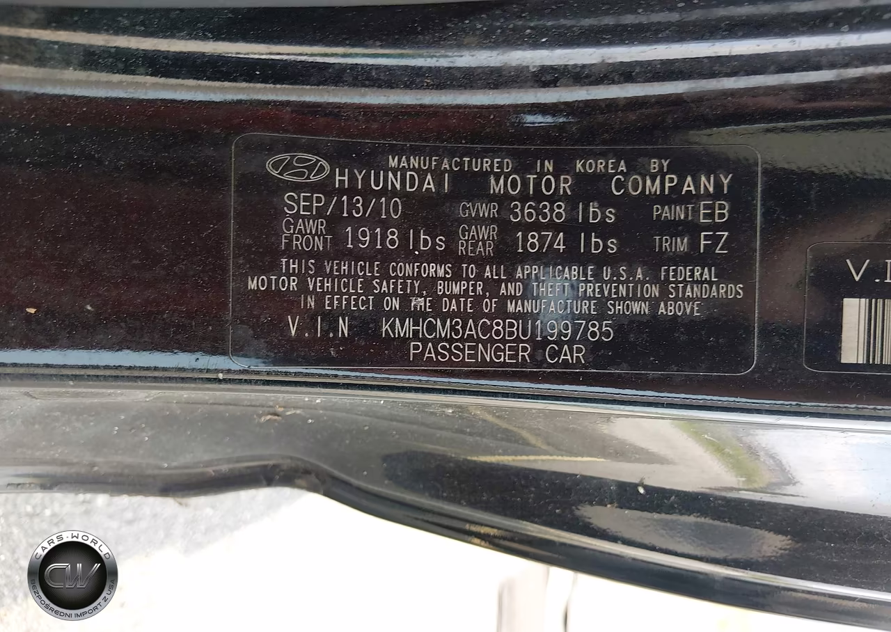 2011 Hyundai Accent Gs VIN:KMHCM3AC8BU199785 - 9