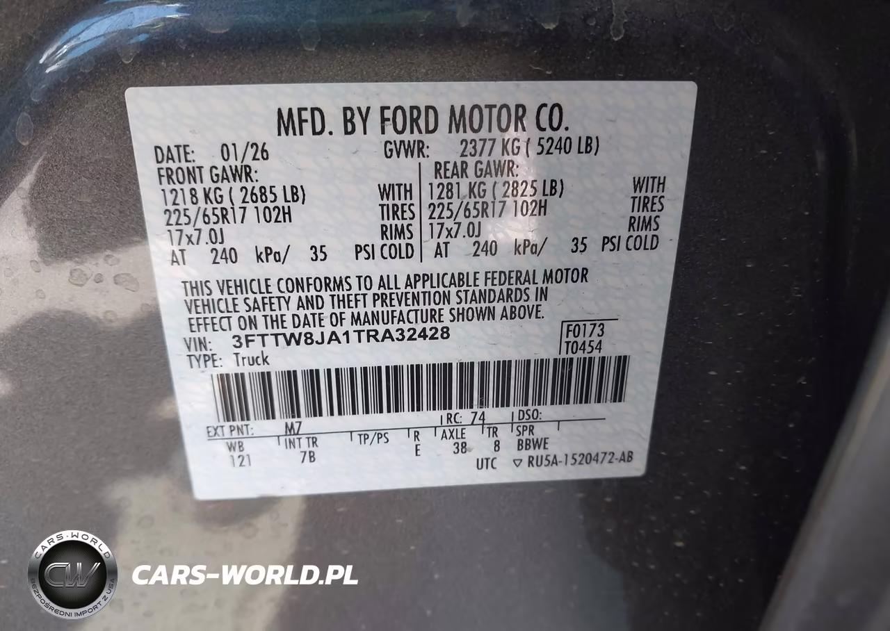 2026 Ford Maverick Xlt VIN:3FTTW8JA1TRA32428 - 9