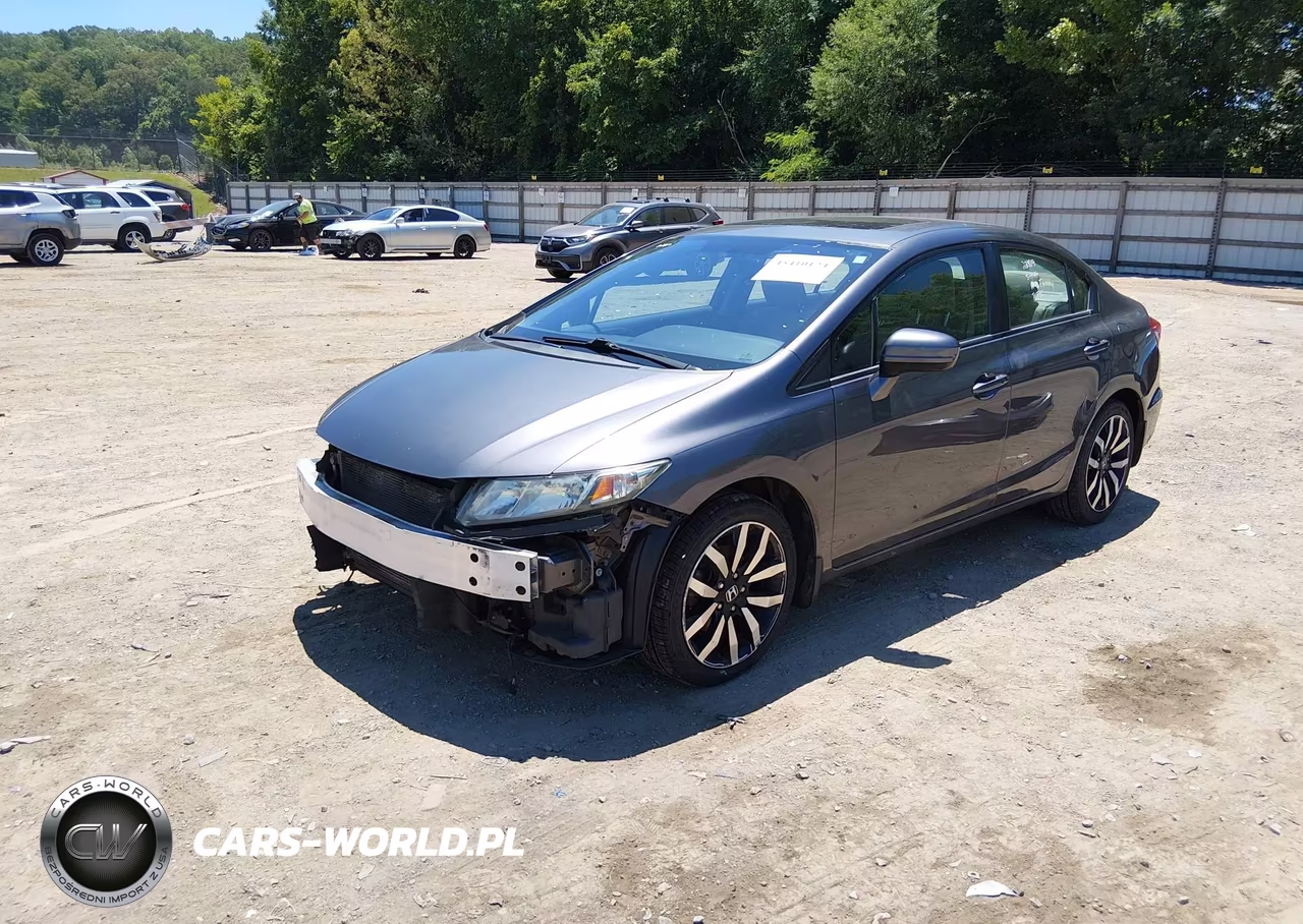2014 Honda Civic Ex-L VIN:19XFB2F96EE034187 - 2