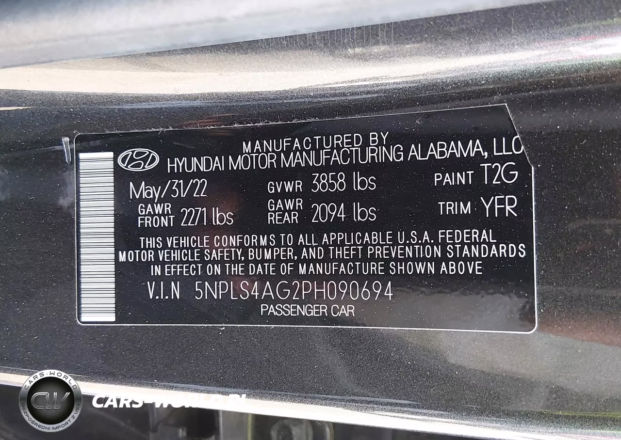 2023 Hyundai Elantra Sel VIN:5NPLS4AG2PH090694 - 9