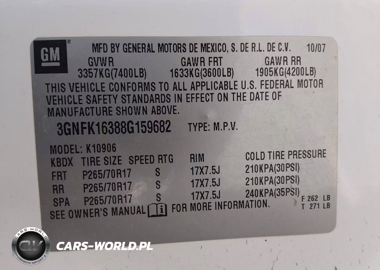 2008 Chevrolet Suburban 1500 Lt VIN:3GNFK16388G159682 - 9